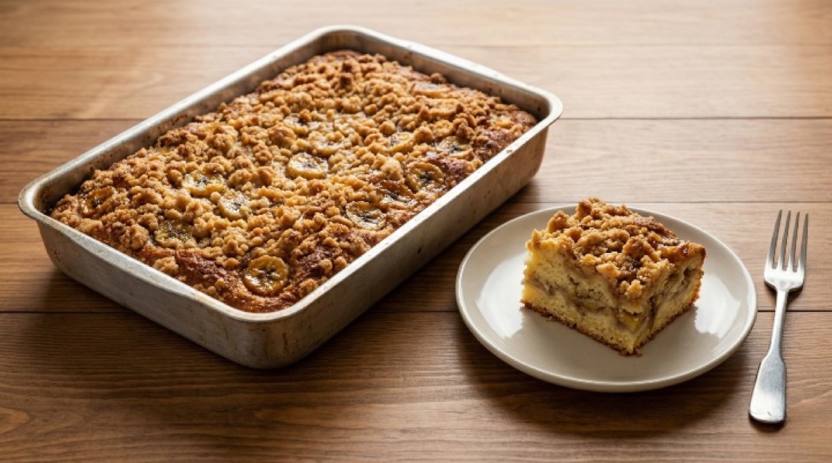 Cuca de Banana artesanal da Vovó Edela